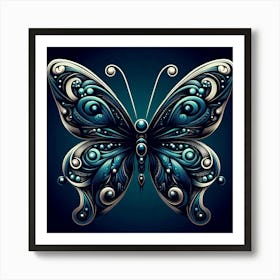 Dark Butterfly Art 1 Art Print