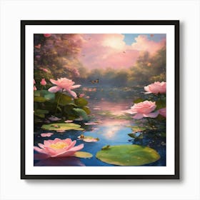 Water Lilies2 Art Print