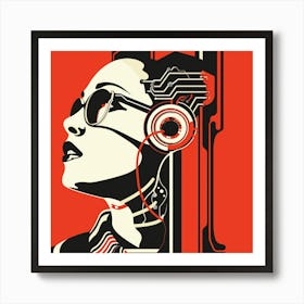 Sonic Woman Art Print