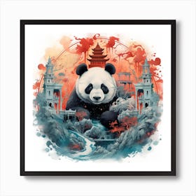 Panda Bear 8 Art Print