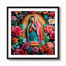 Virgin Of Guadalupe 5 Art Print