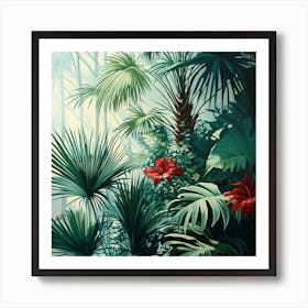 Tropical Jungle Art 1 Art Print