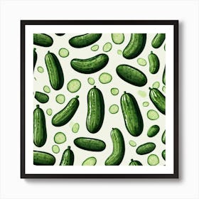 Cucumbers 18 Art Print