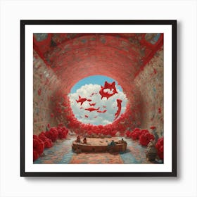 'The Red Room' Art Print
