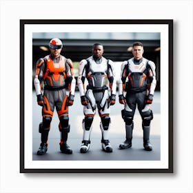 Building A Strong Futuristic Suit Like The One In The Image Requires A Significant Amount Of Expertise, Resources, And Time 26 Art Print