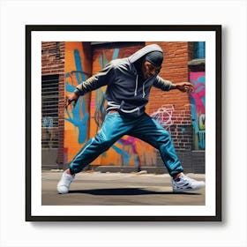 Graffiti Artist Art Print