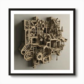 3d Printed Sculpture Art Print