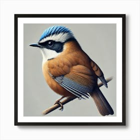 Bird On A Branch 3 Art Print