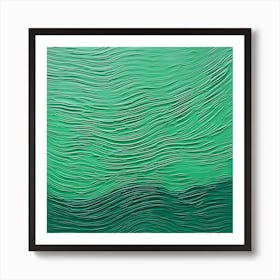 Green Wave'' Art Print