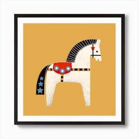 Festive Horse Art Print