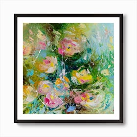 Flowers Fantasy Art Print