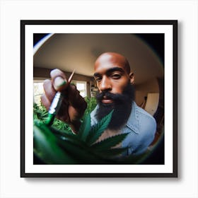 Black Man With A Beard Art Print