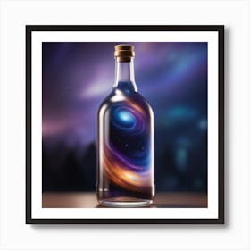 Galaxy In A Bottle 3 Art Print