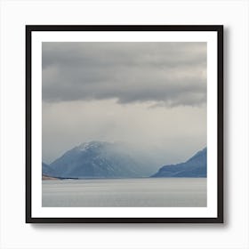 Mt Cook Likes To Hide 2 Art Print