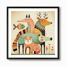 Surreal Animals 03 Art Print