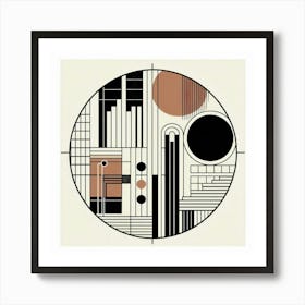 boho Deco geometric print Art Print