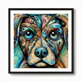 Dog Painting Art Print