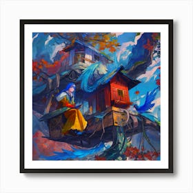 Tree House Art Print