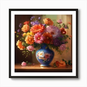 Flowers In A Vase Art Print