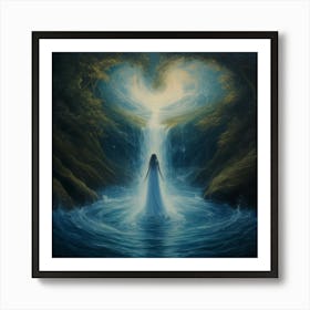 Heart Of Water Art Print