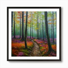 Path In The Woods Art Print