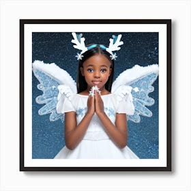 Snow Angel Art Print