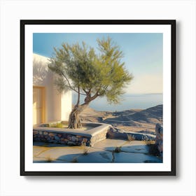 Olive Tree In Sunlight (III) Poster