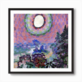 Paysage Au Disque Solaire, Robert Delauny Art Print