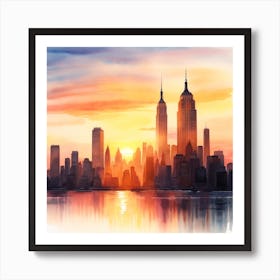 New York City Skyline Art Print