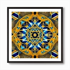 Abstract Mandala 12 Art Print