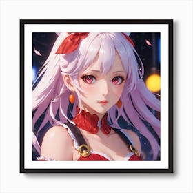 Anime Girl 1 Art Print