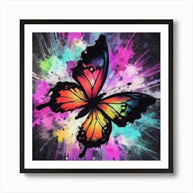 Butterfly Painting 234 Art Print