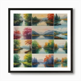 Autumn Landscapes Art Print