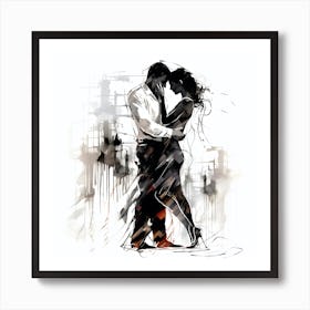 Tango Abstracts By Csaba Fikker 5 Art Print