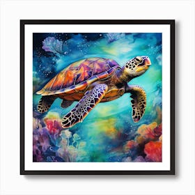 Sea Turtle 3 Art Print