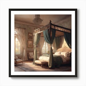 Fairytale Bedroom Art Print