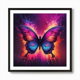 Butterfly Painting 247 Art Print