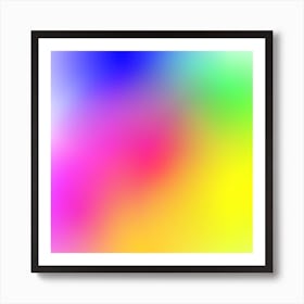 Abstract Colorful Background 27 Art Print