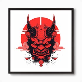 Demon Head 1 Art Print