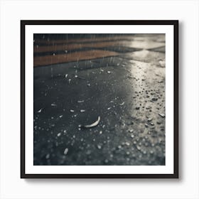 Rain Stock Videos & Royalty-Free Footage Art Print