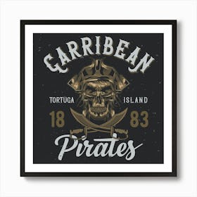 Caribbean Pirates Art Print