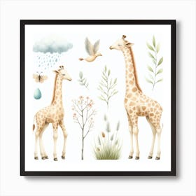 Giraffe 3 Art Print