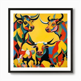 COW ABUNGA Art Print