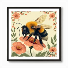 William Morris Bee Vintage Art Print (15) Poster