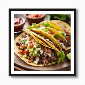 Mexican Tacos Art Print