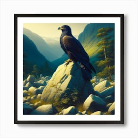 Eagle Sad Art Print