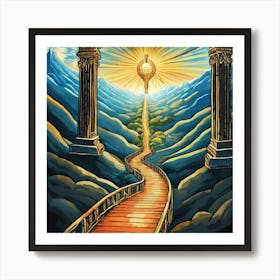 Path To Heaven Art Print