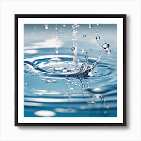 Water Splash 3 Art Print