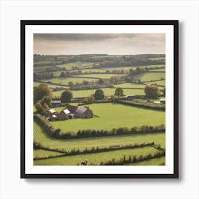 Farm In The Countryside 11 Art Print