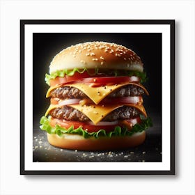Burger  Art Print